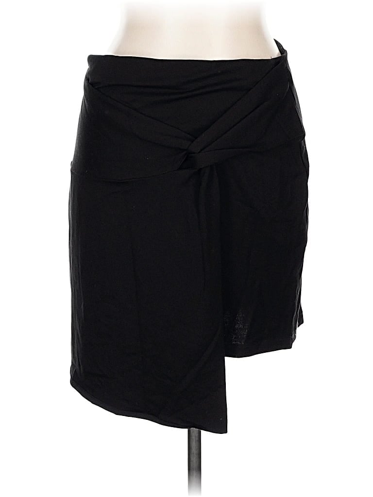 Pre-owned H&m Casual Skirt In Black