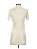 L'Agence Ivory Gold Short Sleeve Top Size XS (0) - photo 2