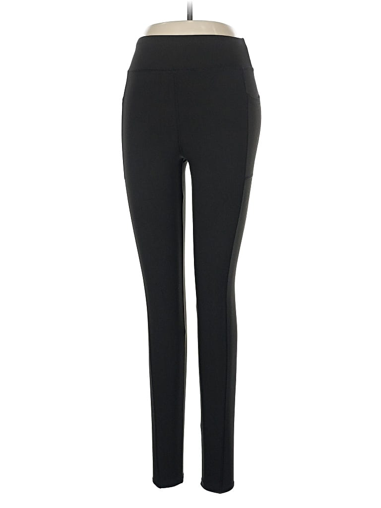 Pre-owned Real Essentials Active Pants In Black