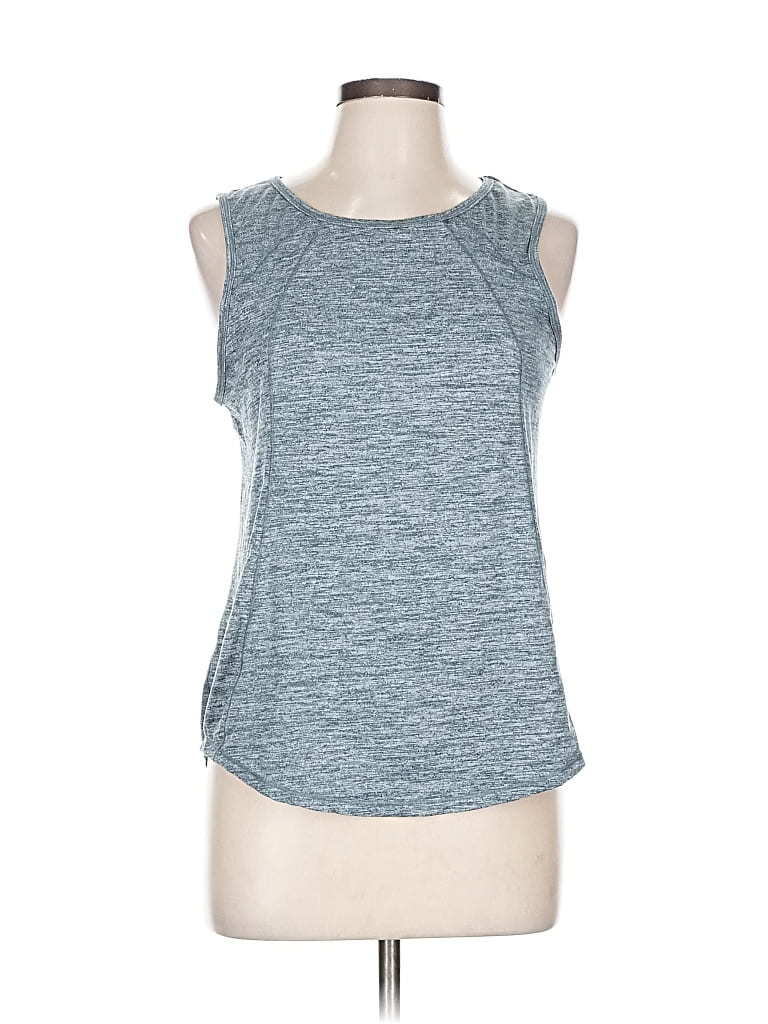 Pre-owned Yogalicious Sleeveless T-shirt In Blue