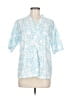 Unbranded Blue Short Sleeve Blouse Size M - photo 1