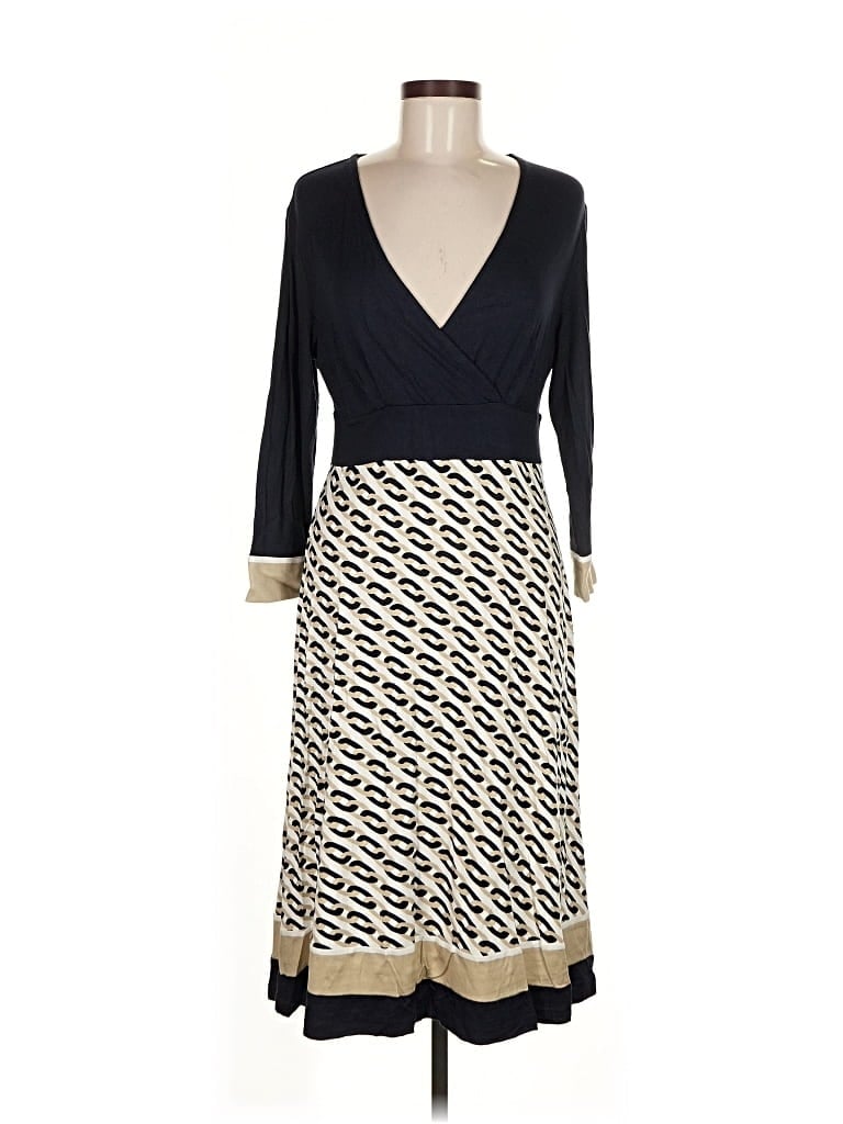 Pre-owned Talbots Casual Dress In White