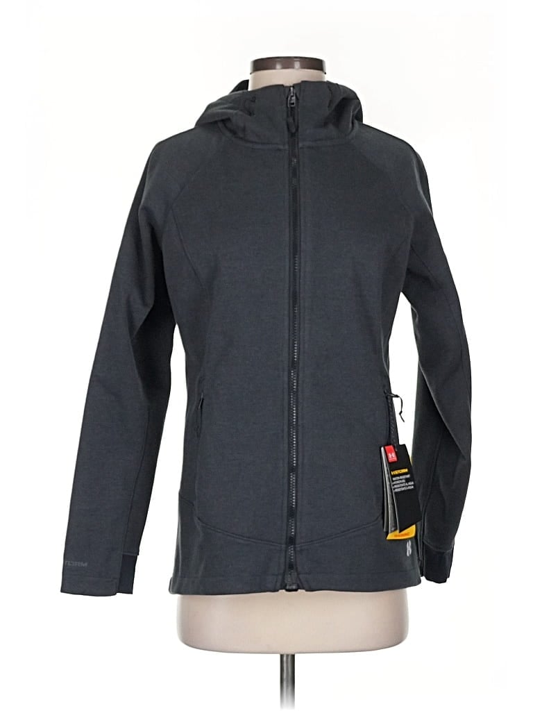 Pre-owned Under Armour Zip Up Hoodie In Gray