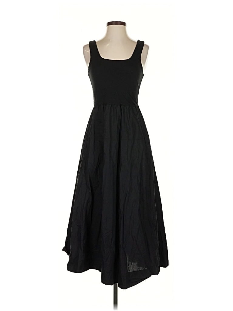 Pre-owned Everlane Casual Dress In Black