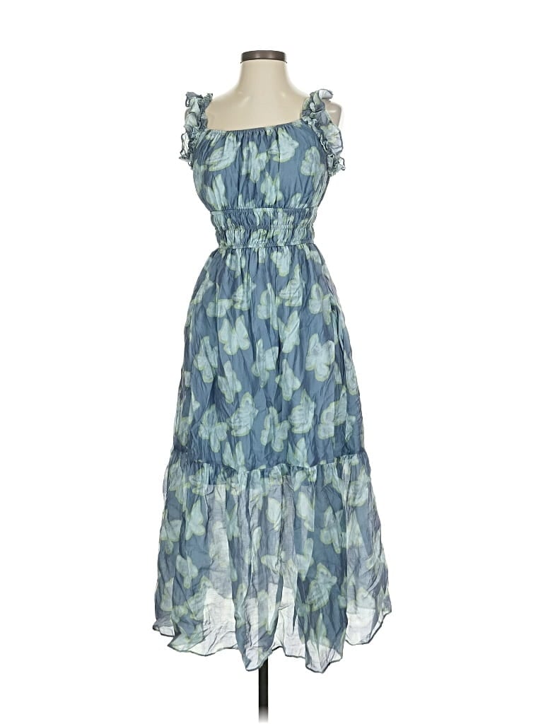 Pre-owned Melloday Cocktail Dress In Blue