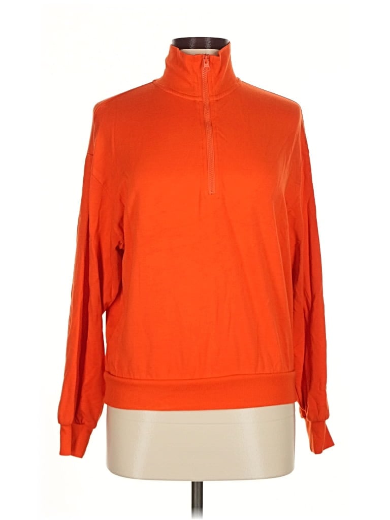 Pre-owned Lou & Grey Turtleneck Sweater In Orange