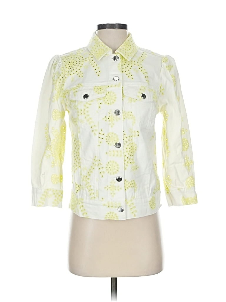 Pre-owned G By Giuliana Rancic Raincoat In Yellow