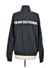 Unbranded 100% Nylon Solid Black Track Jacket Size M - photo 2