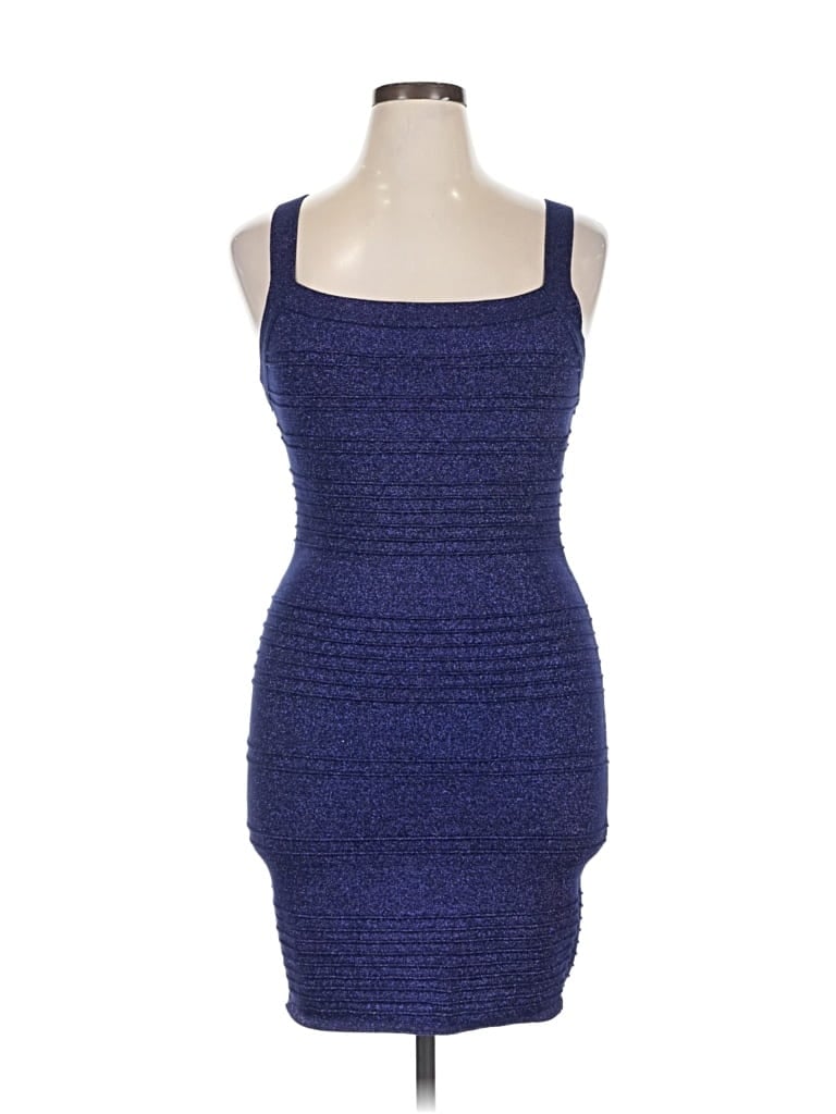 Pre-owned Forever 21 Plus Cocktail Dress In Blue