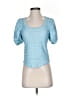 Anthropologie Blue Short Sleeve Top Size XXS - photo 1
