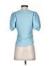 Anthropologie Blue Short Sleeve Top Size XXS - photo 2