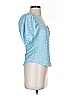 Anthropologie Blue Short Sleeve Top Size XXS - photo 4