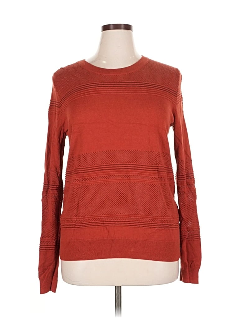 Pre-owned Market & Spruce Pullover Sweater In Red
