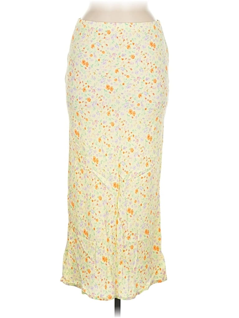 Pre-owned Wild Fable Formal Skirt In Yellow