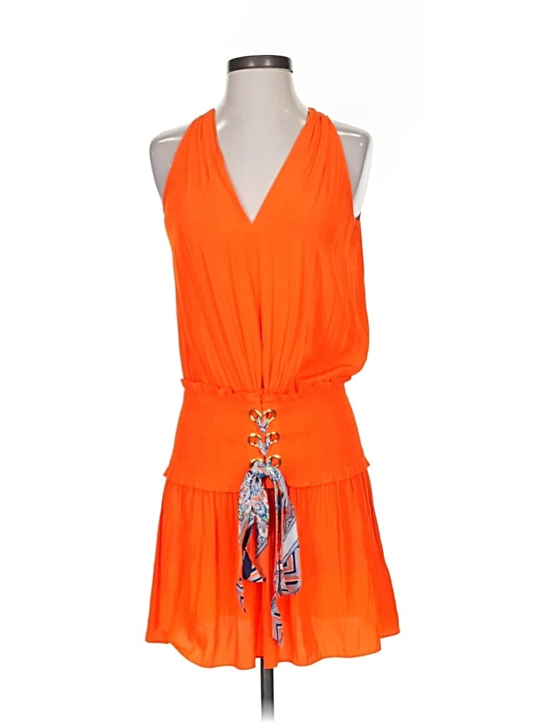Pre-owned Ramy Brook Cocktail Dress In Orange