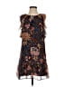 Madewell 100% Polyester Paisley Brown Cocktail Dress Size XS - photo 1