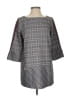 Ambria Checkered-gingham Gray Casual Dress Size 4 - photo 1