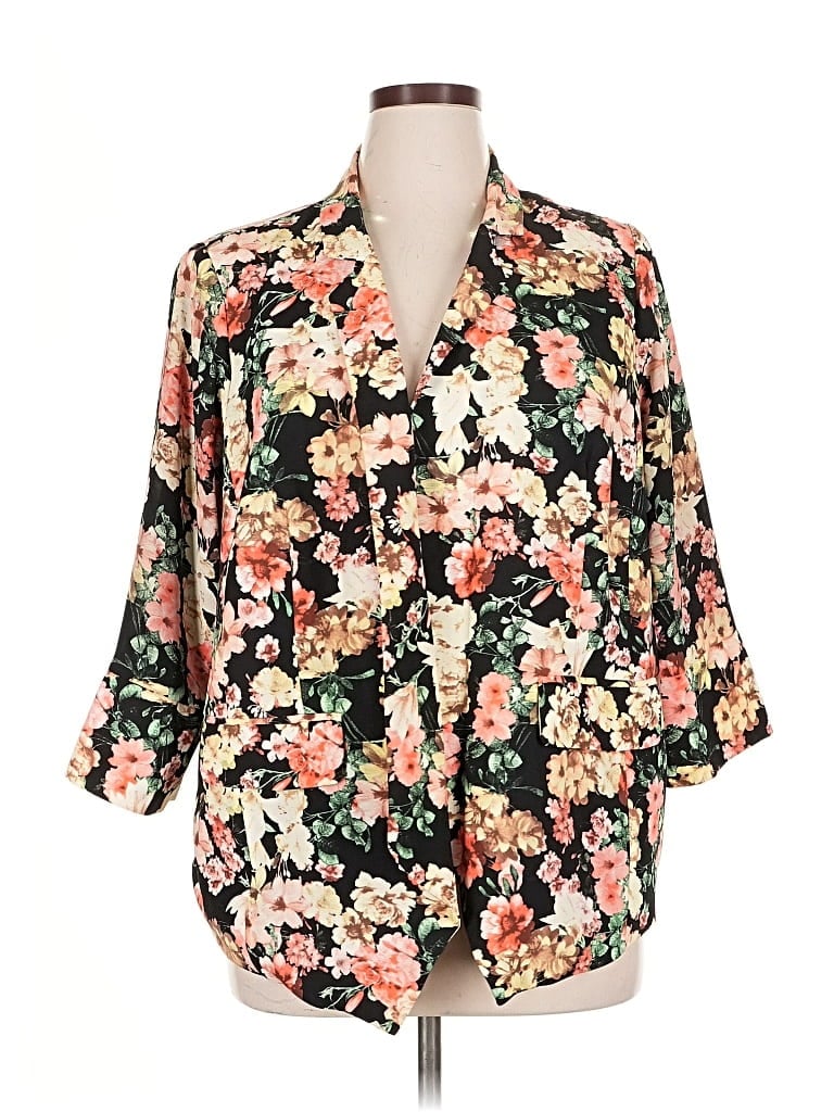 Pre-owned Skies Are Blue 3/4 Sleeve Blouse In Black