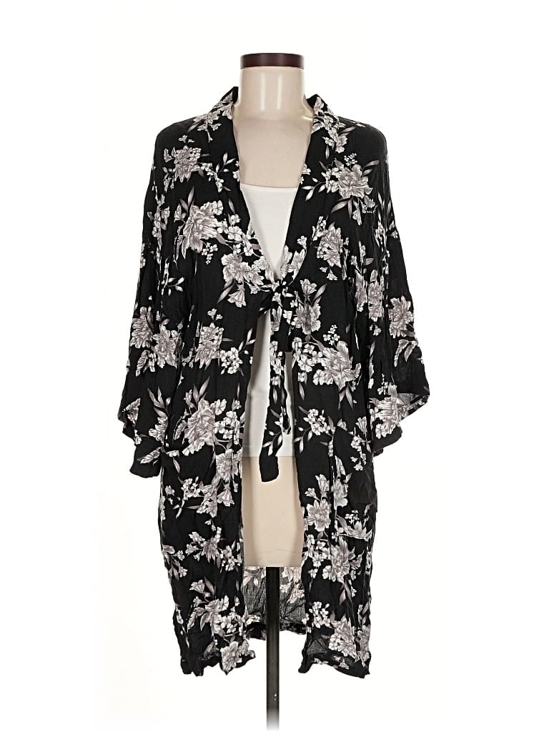 Pre-owned Spiritual Gangster Kimono In Black