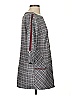 Ambria Checkered-gingham Gray Casual Dress Size 4 - photo 4