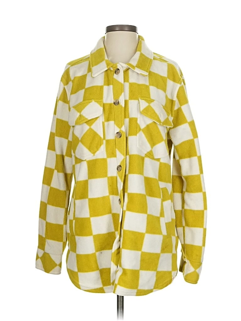Pre-owned Assorted Brands Jacket In Yellow