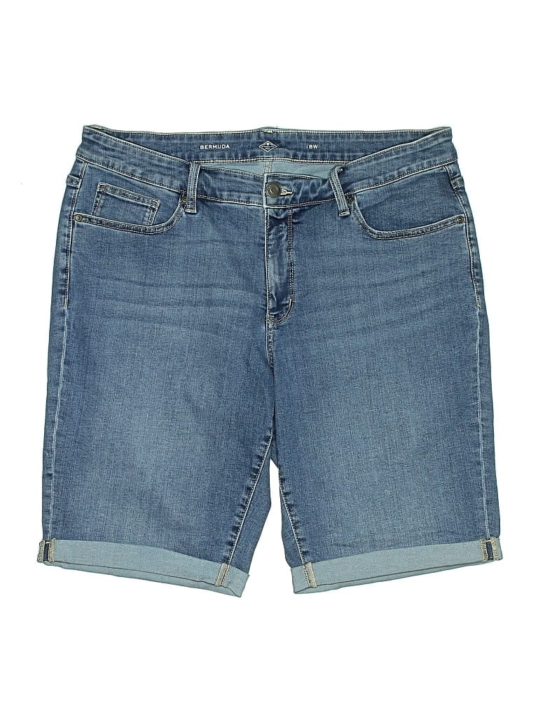 Pre-owned St. John's Bay Denim Shorts In Blue