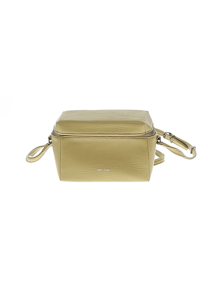 Pre-owned Matt & Nat Crossbody Bag In Green