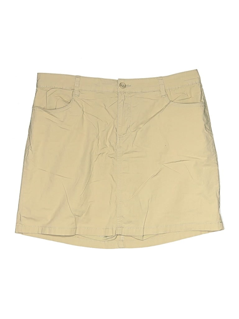 Pre-owned St. John's Bay Skort In Brown
