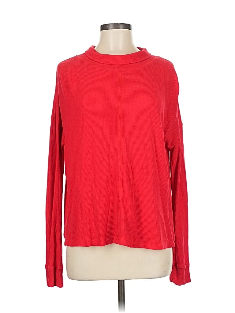 Pre-owned Sanctuary Long Sleeve T-shirt In Red