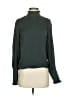 ASOS 100% Polyester Green Long Sleeve Blouse Size 2 - photo 1