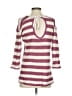 Maison Jules Stripes Burgundy Pullover Sweater Size S - photo 2