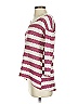 Maison Jules Stripes Burgundy Pullover Sweater Size S - photo 5