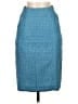 Acne Tweed Teal Blue Houndstooth Skirt Size EU 34 / US 4 - photo 1