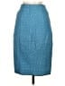 Acne Tweed Teal Blue Houndstooth Skirt Size EU 34 / US 4 - photo 2