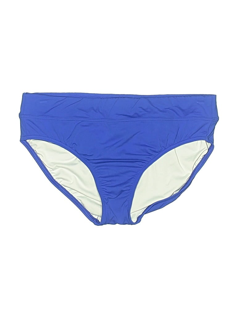 Pre-owned Lands' End Swimsuit Bottoms In Blue