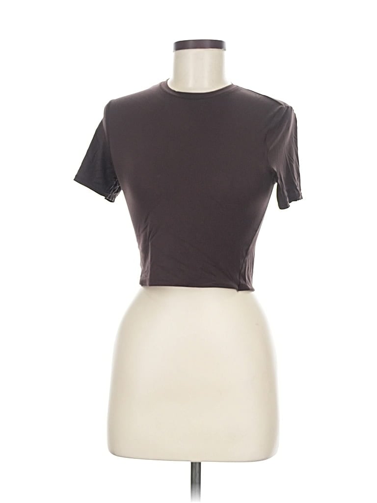 LULULEMON ATHLETICA Pre-owned Short Sleeve T-shirt In Brown