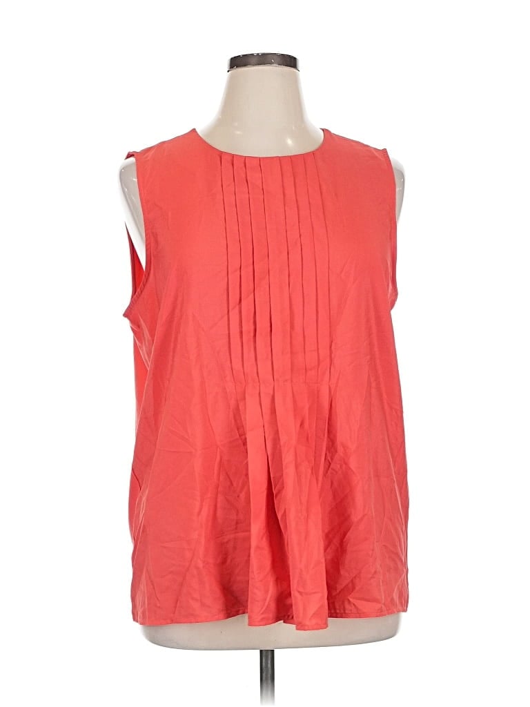 Pre-owned Banana Republic Factory Store Sleeveless Blouse In Orange