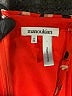 Manoukian 100% Polyester Print Orange Red Cocktail Dress Size 2 - photo 3