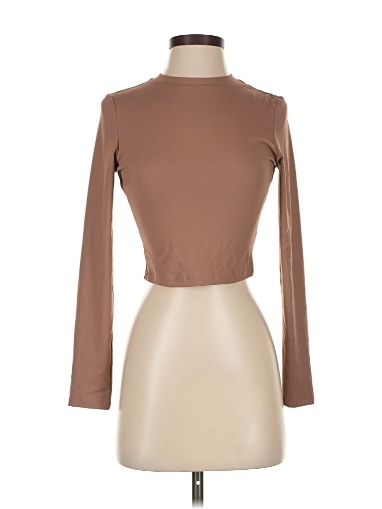 Pre-owned Automet Long Sleeve Turtleneck In Brown