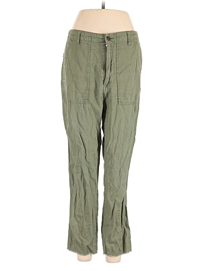 Pre-owned Quiksilver Cargo Pants In Green