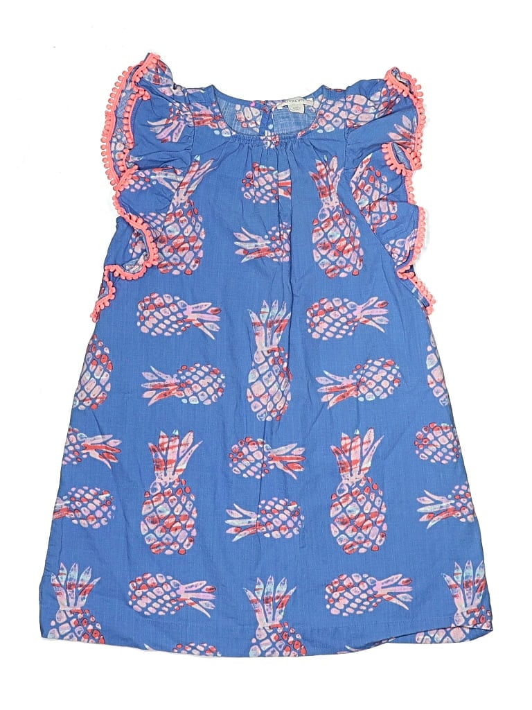 Pre-owned Crewcuts Kids' Dress In Blue