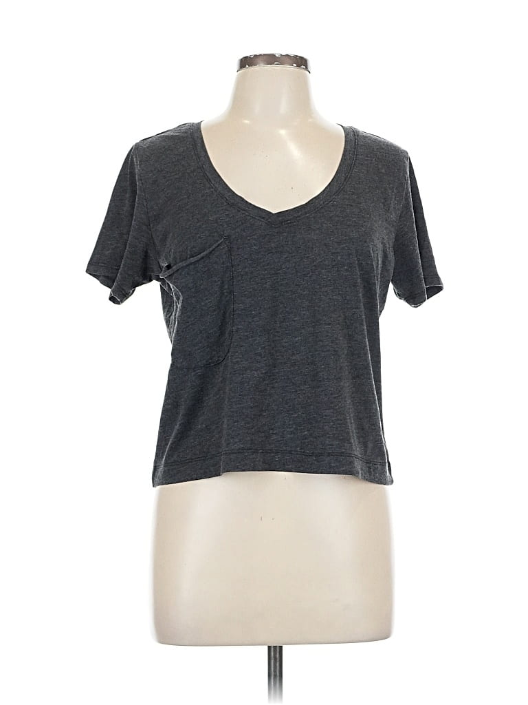 Pre-owned Z Supply Short Sleeve T-shirt In Gray