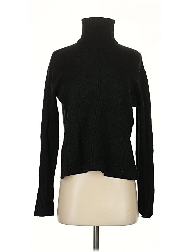 Pre-owned Athleta Turtleneck Sweater In Black