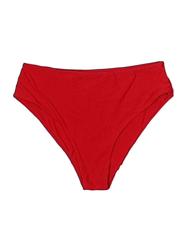 Pre-owned Unbranded Swimsuit Bottoms In Red