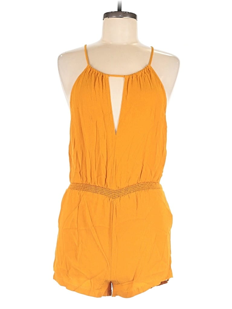 Pre-owned Forever 21 Romper In Orange