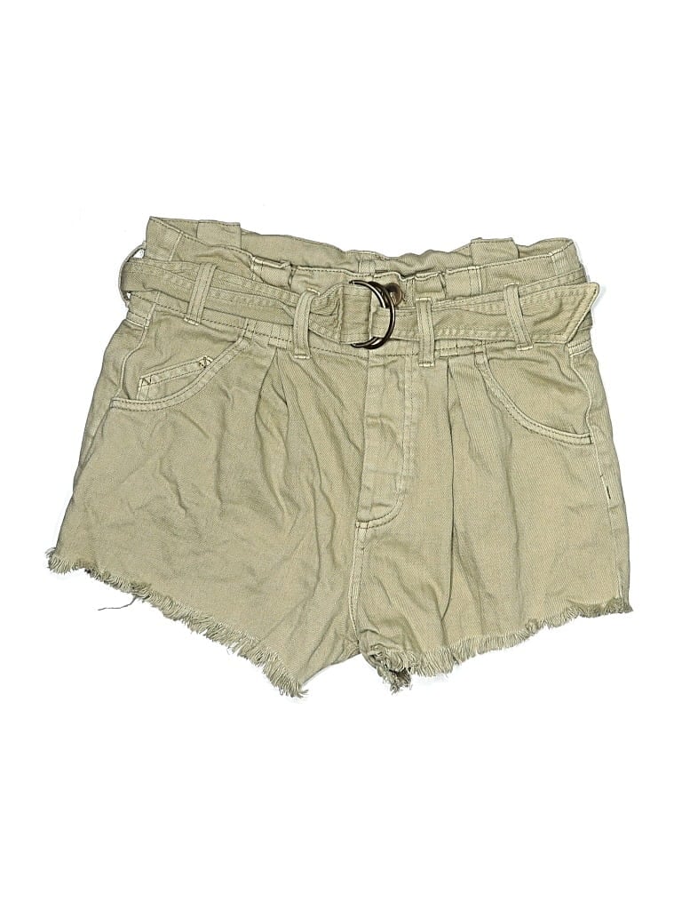 Pre-owned We The Free Khaki Shorts In Green