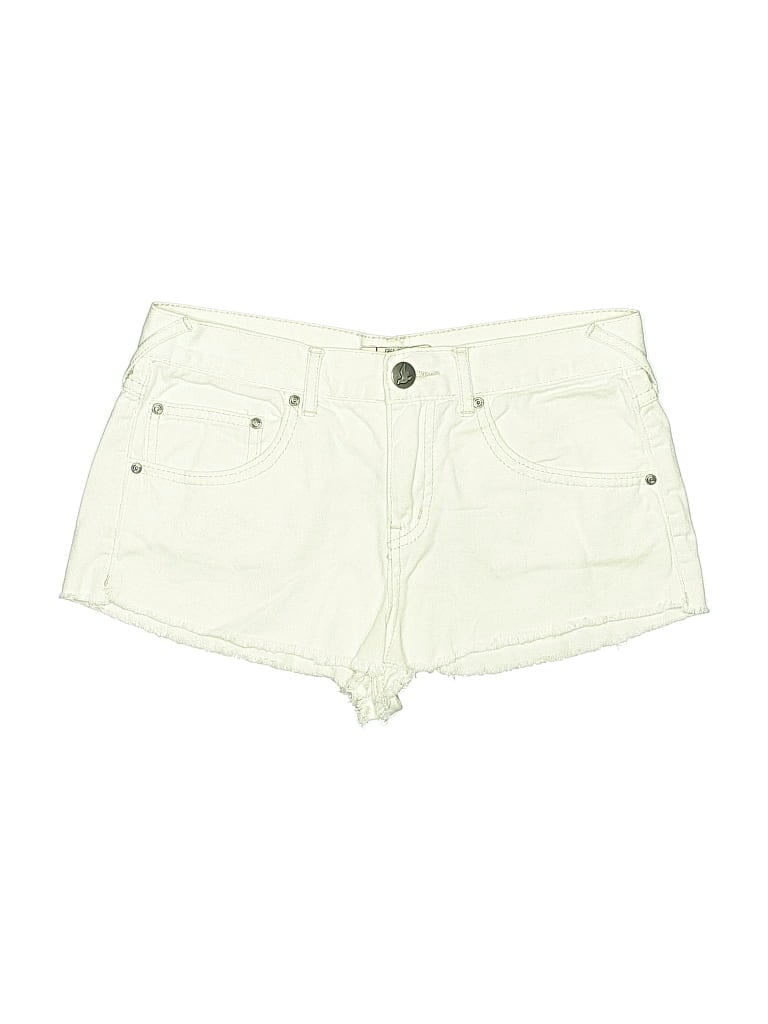 Pre-owned Free People Denim Shorts In Green