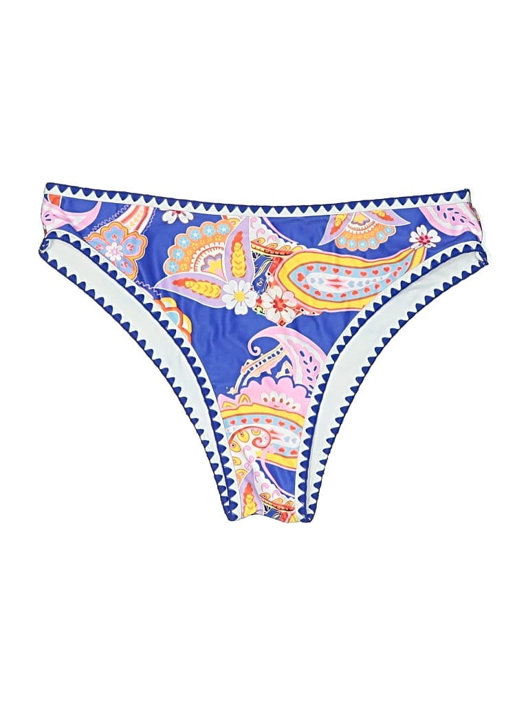 Pre-owned Zaful Swimsuit Bottoms In Blue