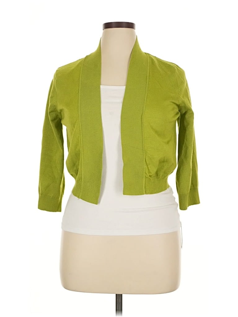 Pre-owned Ronni Nicole Cardigan Sweater In Green