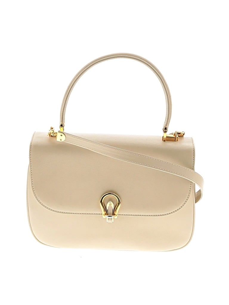 Pre-owned Bally Leather Satchel In White